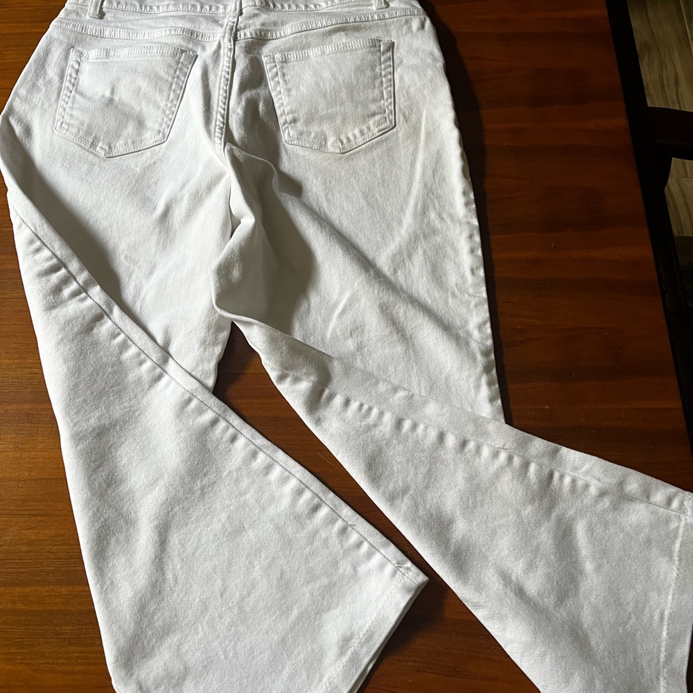 Style & Co White Jeans size 16 Short - Picture 3 of 5